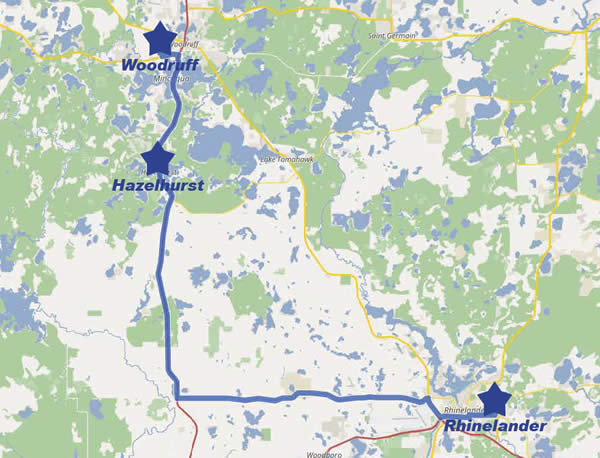 Silver Maple Route by Northwoods Transit Connections, Rhinelander, WI